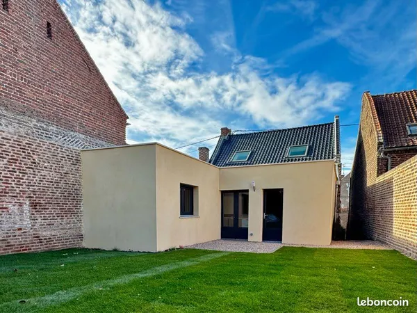 Maison individuelle - 3chambres - jardin