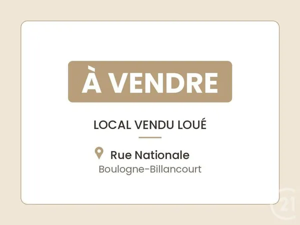 Local 1 pièce 49 m²