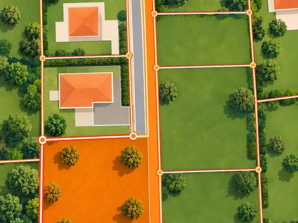 BIAS (47300) - TERRAIN DE 3 287 M² - 3 LOTS CONSTRUCTIBLES VIABILISÉS