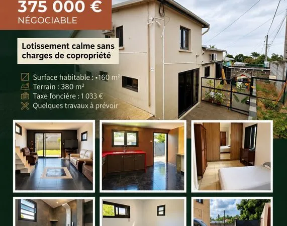 Maison de 160m2 à Fleurimont