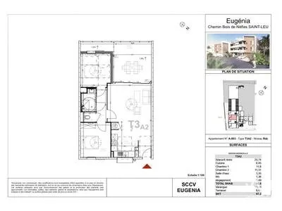 Vente Appartement 3 pièces
