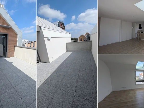 BRUGES - T4 3 chambres - 84,30 m² - 2 terrasses - 4e et dernier étage