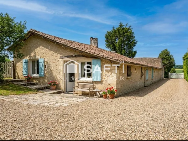 CHARMANT - MAISON ANCIENNE EN PIERRE - 135 m² HABITABLES - TERRAIN 1 817 m² - FORT POTENTIEL DE RÉNO