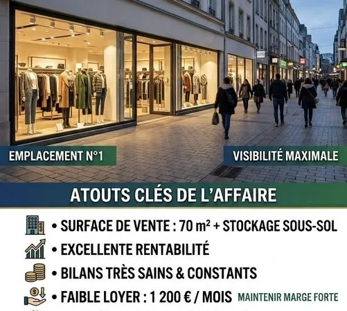 Local commercial 70 m² Nanterre