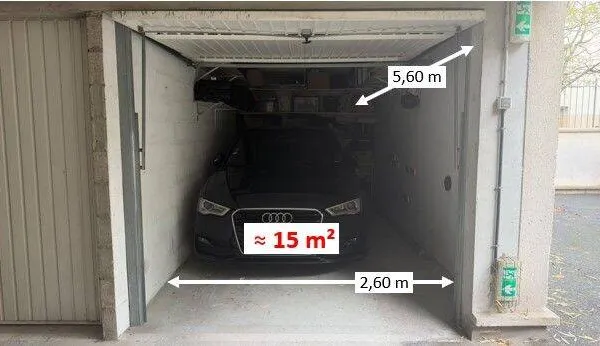 Box de stockage 15 m²