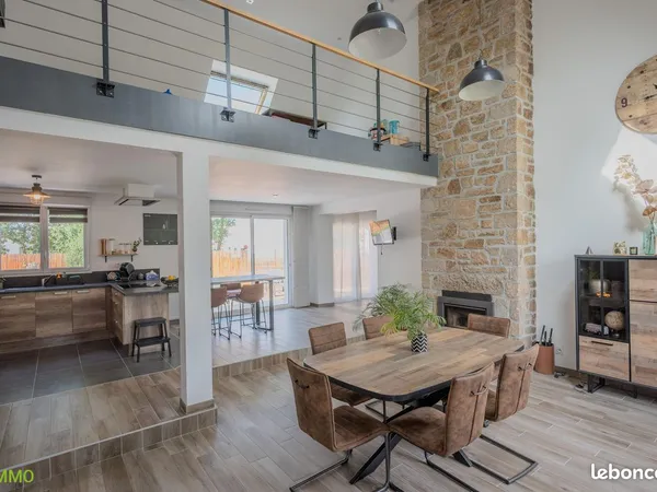 Magnifique maison néo-bretonne rénovée avec goût - 3 chambres possible 4 - Vie de plain-pied