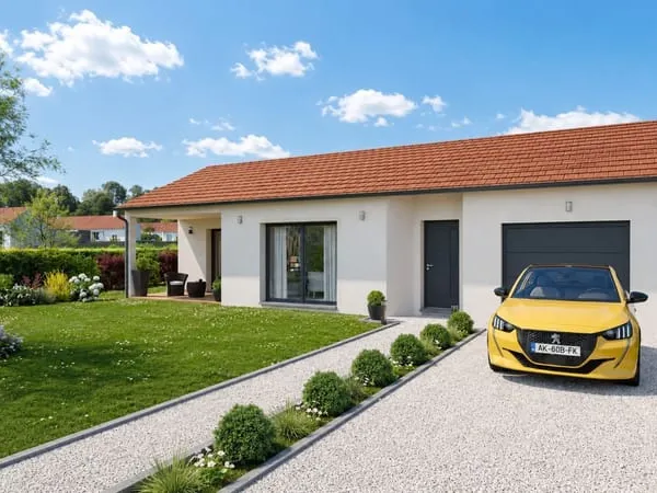 Projet de construction d'une maison 99 m² avec terrain à SAINT-JEAN-SUR-VEYLE (01)