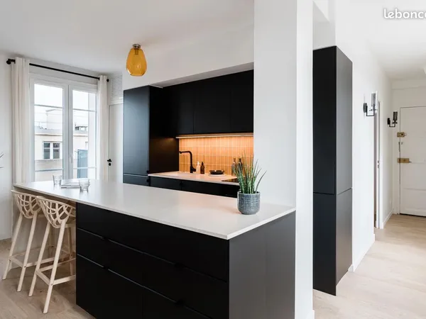 🏡 appartement f2 rénové - 45 m² - 2e étage - petite copropriété