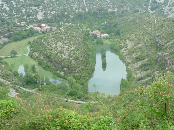 Maison dans le cirque de Navacelles