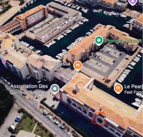 Sète Port des Quilles - Studio cabine meublé 22m2 + loggia chauffés 10 m², plages et vue Saint-Clair