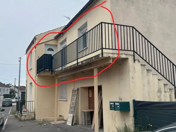 T3 de 65m2 dans maison de 2 logements