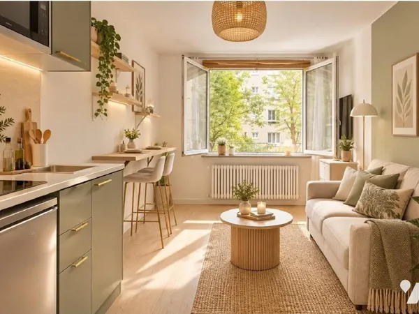 Vends studio - 16.05 m² - 1 pièce, 1 chambre - Paris 20E Arrondissement
