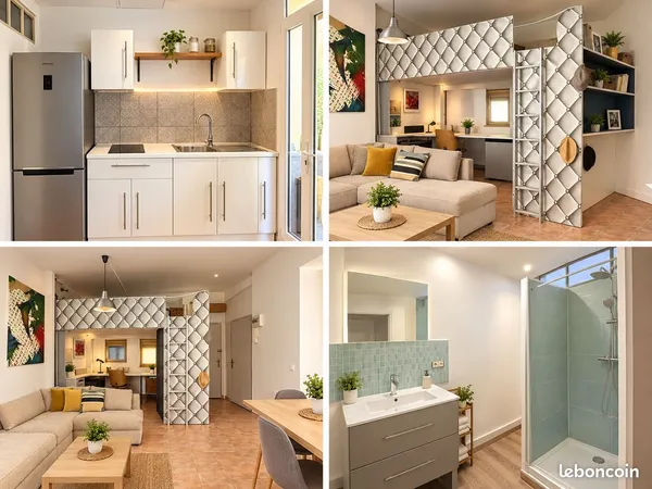 Location studio + dependance secteur le mourillon 30 m2