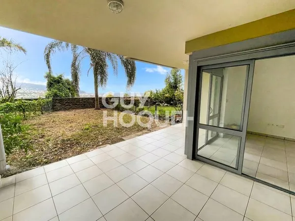 BEAUSEJOUR- T3 rez-de-jardin 65 m² + jardin privatif 70 m² vue mer, sans vis-à-vis ? 2 parkings