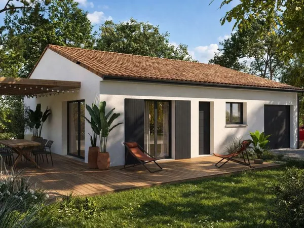 Projet de construction d'une maison 60 m² avec terrain à SAINT-ANDRE-DE-CUBZAC (33)