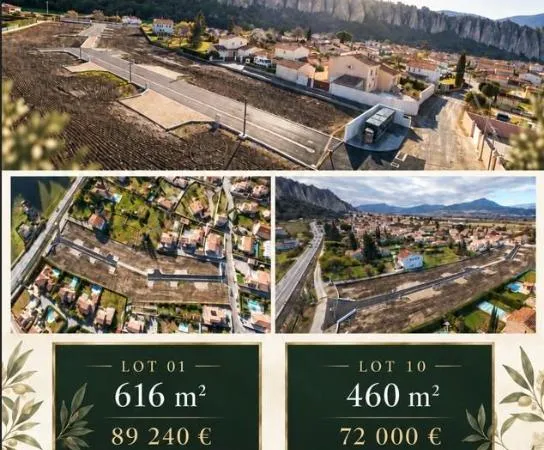 Terrain 460 m²