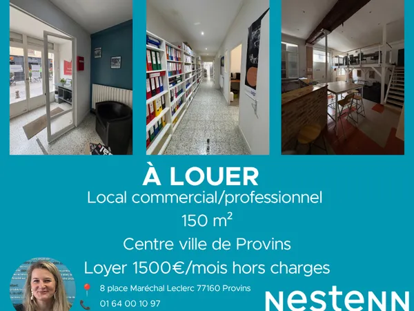 local professionnel 151 m² hyper centre ville