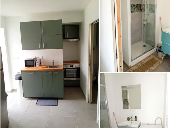 Rue des Finets - studio de 22 m2, RDC, meublé et équipé