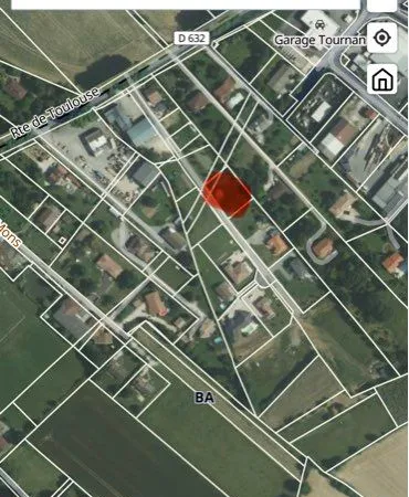 Terrain viabilisé 1020m2