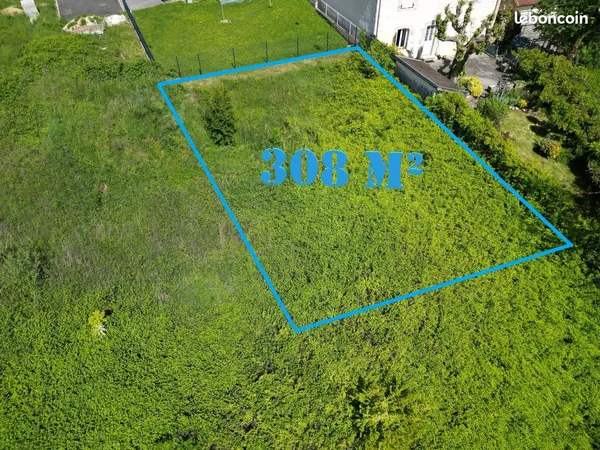 Terrain 308 m² Le Pont-de-Beauvoisin