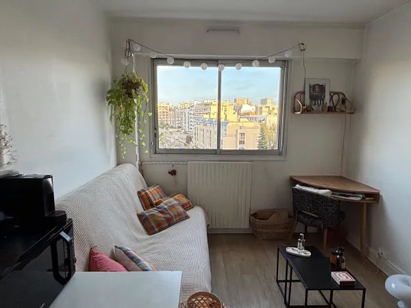 Loue studio meublé 18m2 Paris 15eme