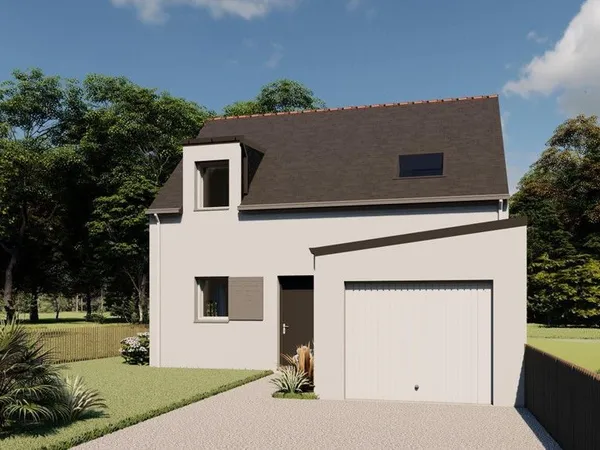 Maison 84 m² avec terrain à LE TOUR-DU-PARC (56)