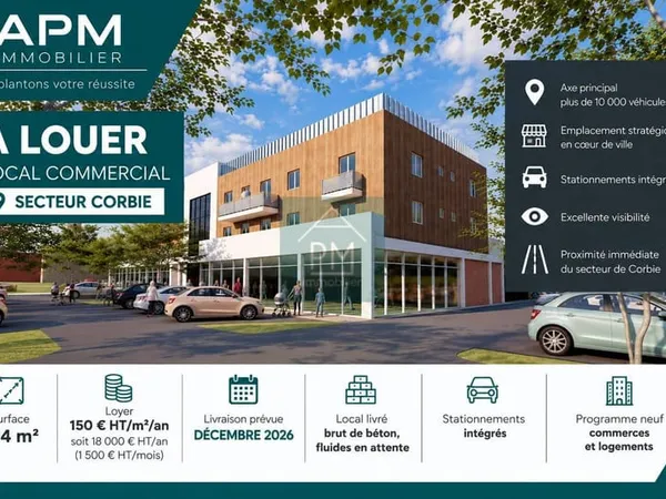 Local commercial 144 m²