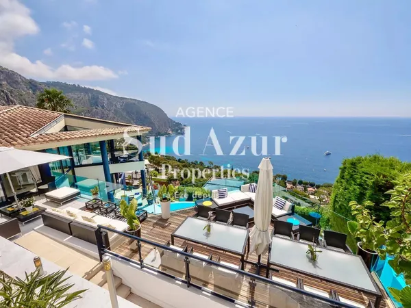 Èze - Villa Contemporaine, Vue Mer Panoramique
