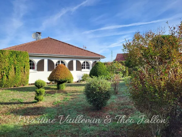 Maison 111 m² - Miserey-Salines - sous-sol complet - Terrain clôturé et arboré de 1150m²