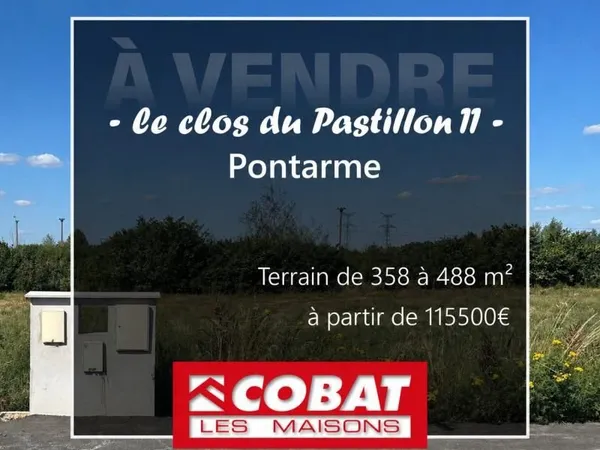 Terrain 358 m² Pontarme