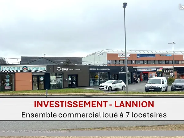 Investissement - ensemble commercial 100% loué