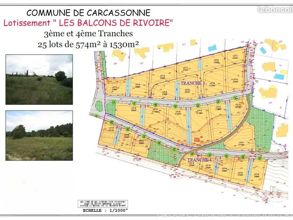 Terrain 924 m² CARCASSONNE