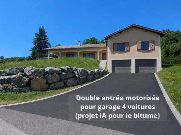 NOUVEAU PRIX – Maison 4 chambres, séjour cathédrale et 161 m² de garage avec vue dégagée