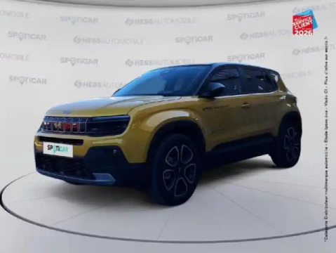 Jeep Avenger electrique 156ch 115kw summit