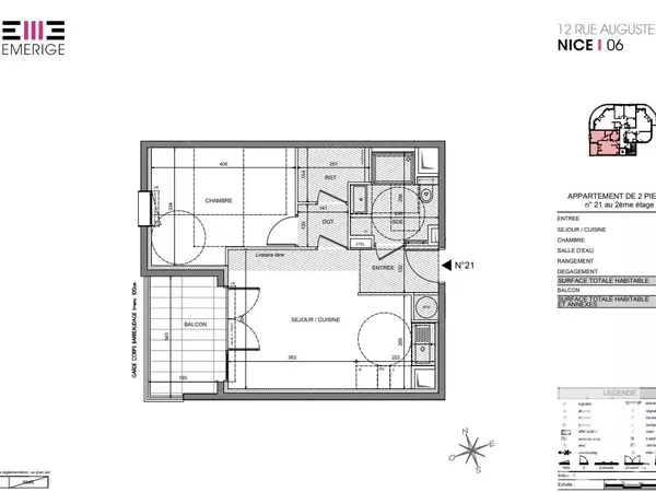 Appartement neuf près de Ruquier