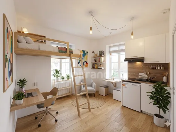 Appartement 1 pièce 17 m²