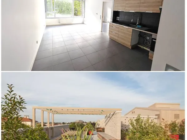 A vendre type 2 - 45 m² - résidence récente, villefranche centre