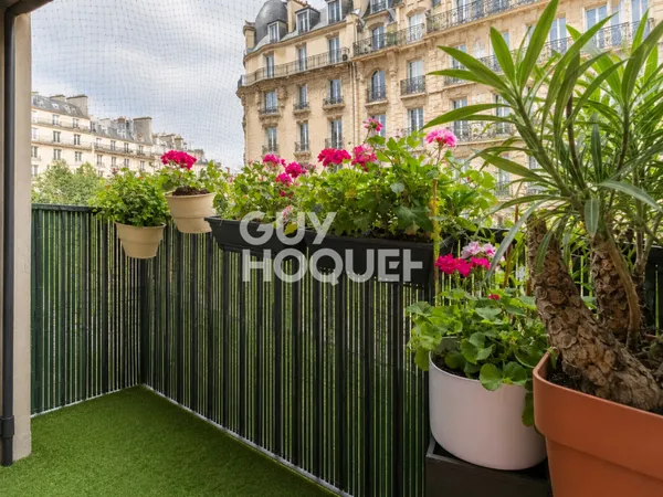 75015 CONVENTION - ÉLÉGANT 2 PIÈCES DE 54 M² AVEC BALCON OUEST, CAVE ET PARKING