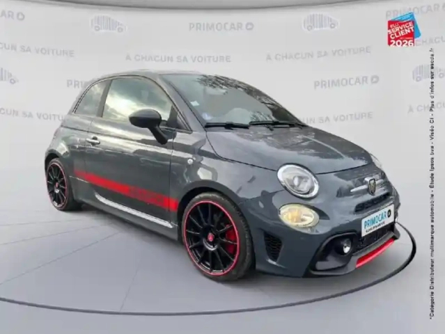 Abarth 500 1.4 turbo t-jet 165ch 695 xsr yamaha tpano sieges cuir gps — photo 3