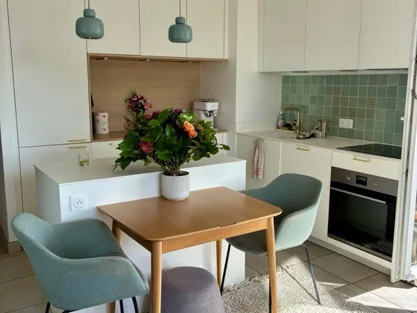 Appartement 3 pièces meublé avec jardin