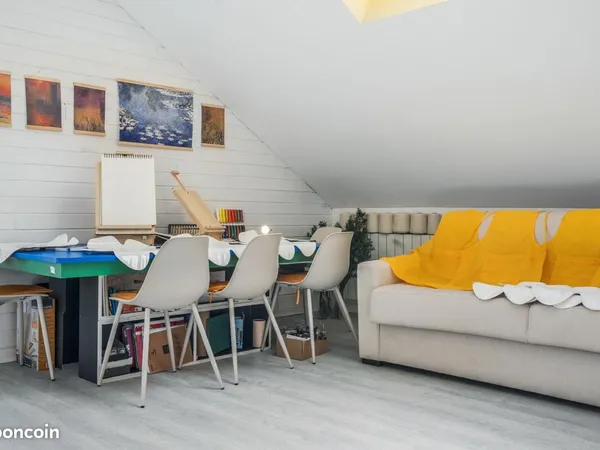 Chambre Lit Simple Coliving & Résidence d'artistes - Giverny (Normandie)
