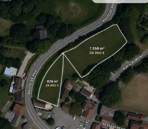 Terrain 1356 m²