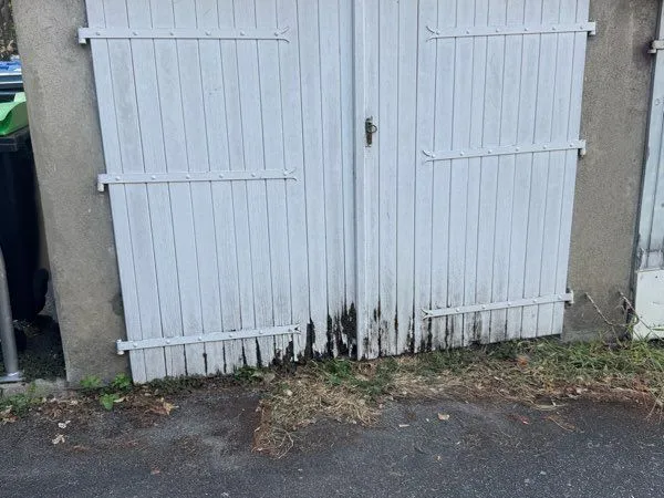 Garage individuel côte pavée