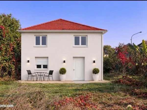 Les Avenières, à vendre un projet de construction d' une maison neuve de 75m2 sur 413m2 de terrain