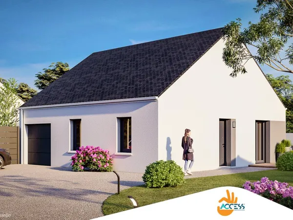 Terrain + maison 88 m²