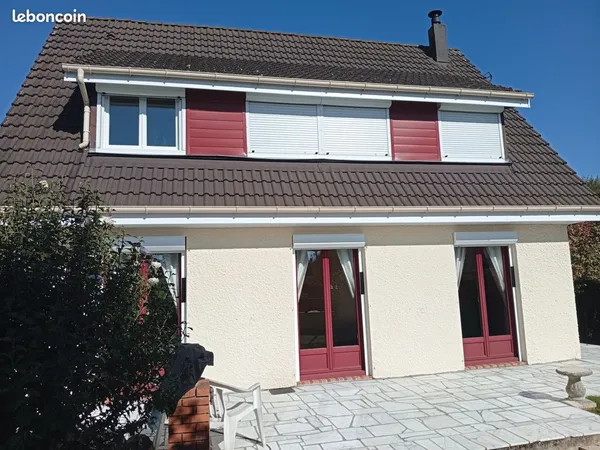 Maison à louer à Eslettes (76710) - 96 m², jardin de 610 m², garage et dépendances