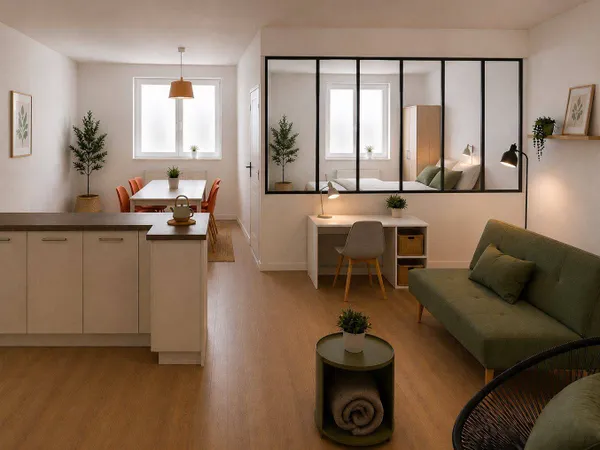 Appartement 2 pièces 56 m²