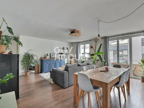 Jean Macé, Appartement T3 lumineux de 66 m² avec balcon, Lyon 7ème (69007)