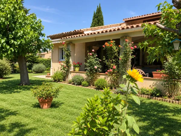Maison familiale avec beau terrain à Vinon-sur-Verdon - proximité Verdon et commodités à pied