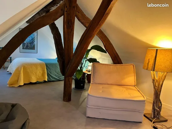 Chambre spacieuse à louer avec accès au jardin